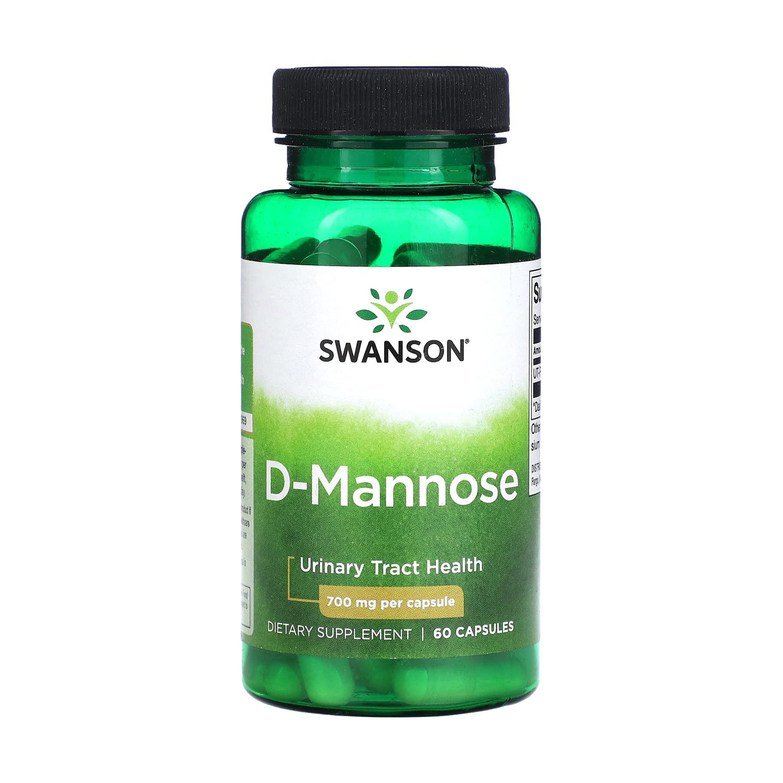 D-маноза Swanson D-Mannose 700 мг, 60 капсул