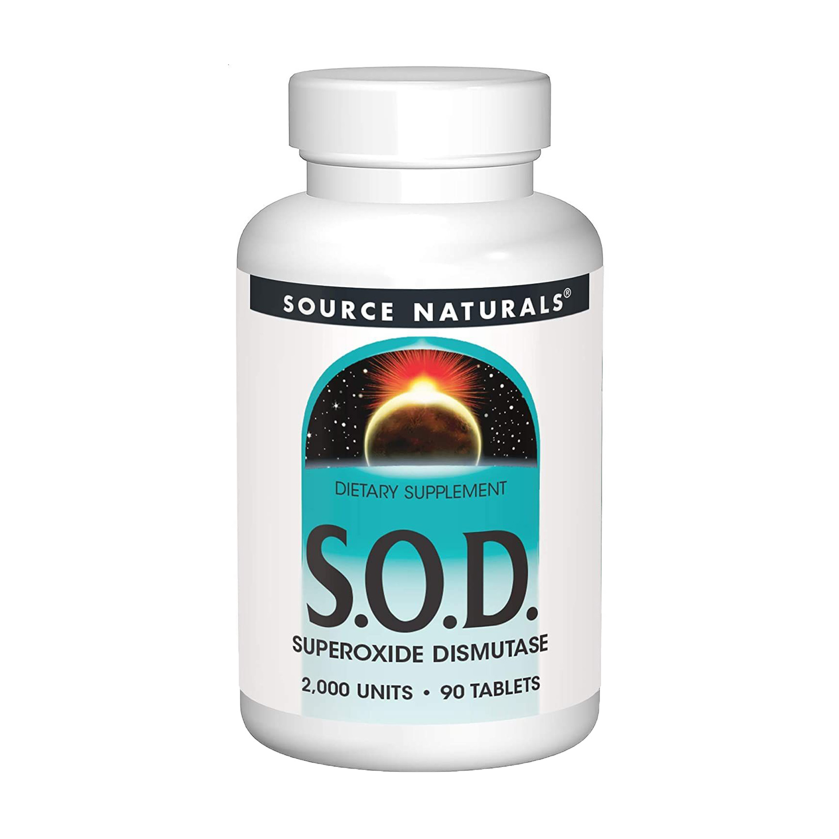 СОД Ферменти Source Naturals S.O.D. 235 мг, 90 таблеток